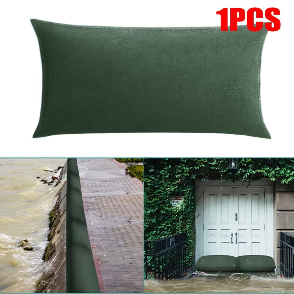 Flood Barrier Bag - ถุงทรายกั้นน้ำแบบใช้ซ้ำได้ สำหรับบ้าน ประตูโรงรถ ห้องใต้ดิน ถุงกั้นน้ำแบบไม่ต้องใช้ทราย ดูดซับน้ำได้ดี