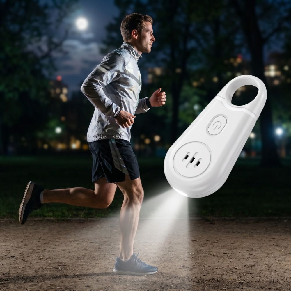 Personal Alarm Keychain - สัญญาณเตือนภัยส่วนบุคคลแบบพกพา เสียงไซเรนดัง ความดังสูง สัญญาณเตือนแบบพวงกุญแจ ร้องดังเสียงดัง น้ำหนักเบา