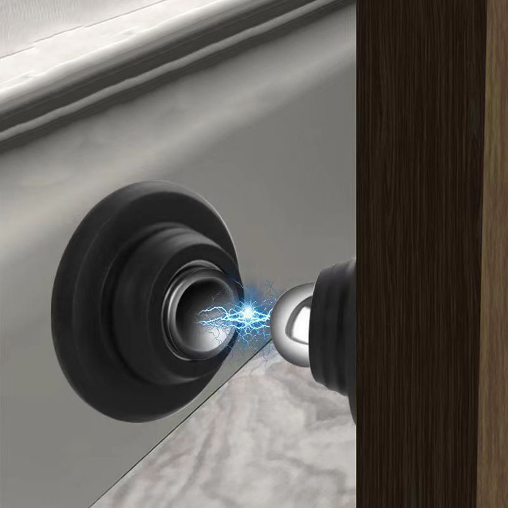 Door Stop Alarm - 1 PC ซิลิโคนประตูประตูแม่เหล็ก Stopper Anti Collision