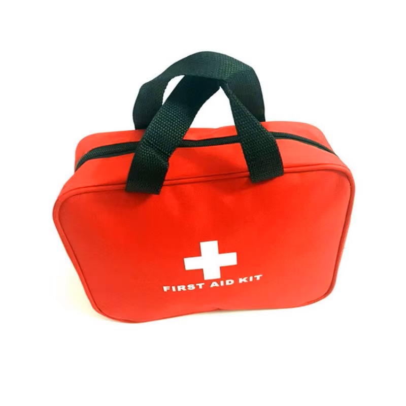 First Aid Bag Kit - ชุดปฐมพยาบาลพร้อมกระเป๋าขนาดกะทัดรัดและน้ำหนักเบา 210 ชิ้น วัสดุคุณภาพสูงสำหรับกรณีฉุกเฉิน ใช้ได้ทั้งที่บ้าน/รถยนต์ หรือการเดินทาง