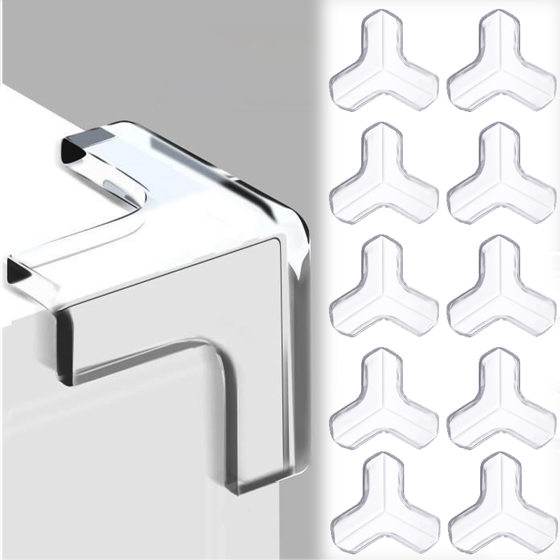 Outlet Cover Baby - Baby Bump-proof โต๊ะมุมโปร่งใสฝาครอบป้องกัน T-รูปโปร่งใส Anti-collision สติกเกอร์สําหรับเด็กมุมโต๊ะ
