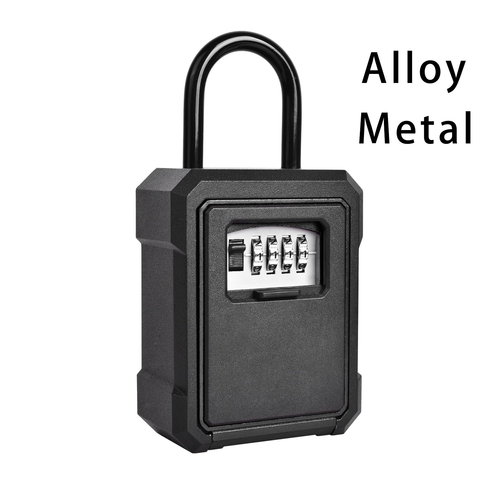 Lockbox Key Secure - โลหะผสมกล่องล็อคกุญแจรักษาความปลอดภัยติดผนังพร้อมรหัสดิจิตอลรหัสรีเซ็ตได้กล่องล็อคแบบรวมสําหรับกุญแจกล่องเก็บกุญแจโลหะ