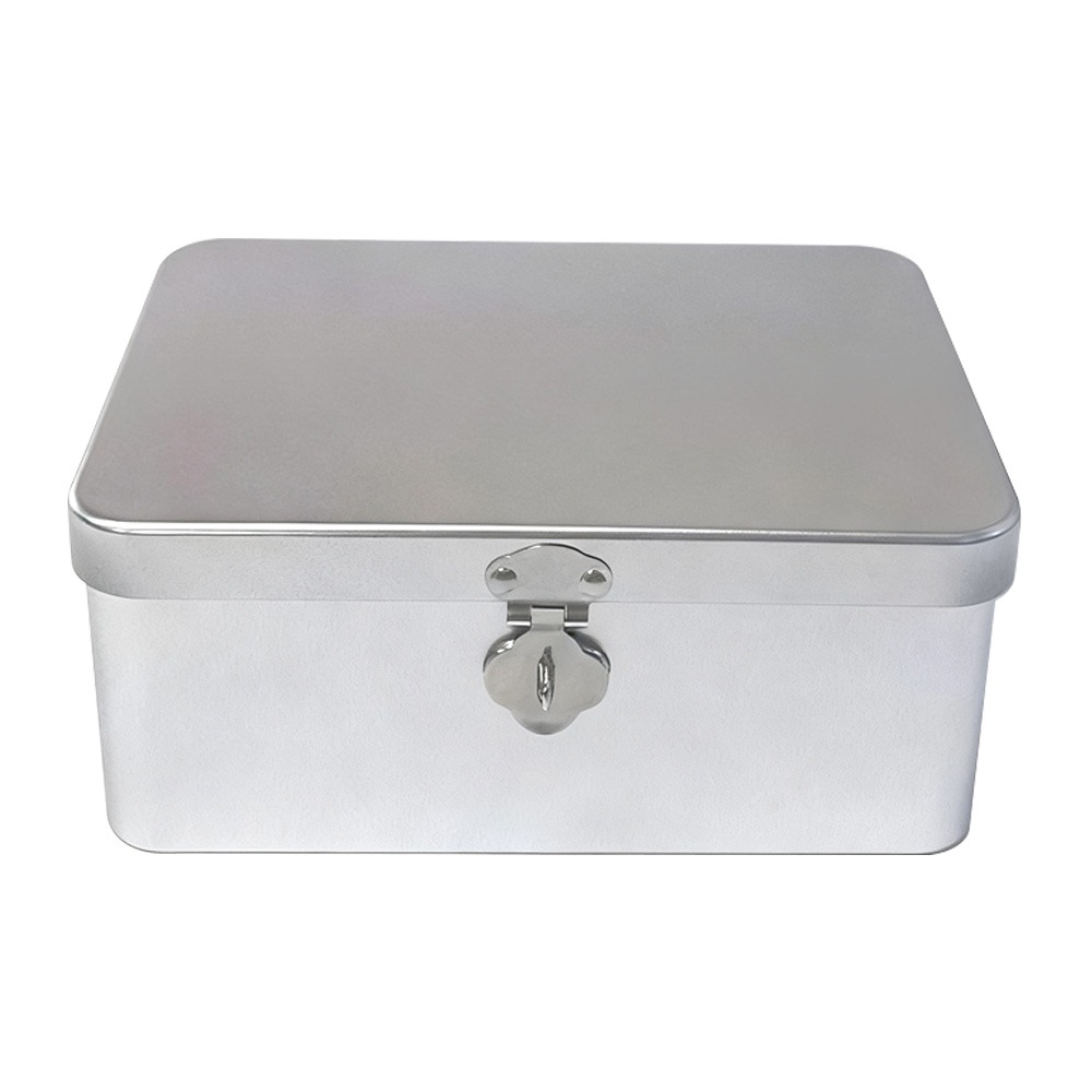 Medicine Cabinet Lock - กล่องเก็บของขนาดใหญ่ สไตล์แฟชั่น วัสดุโลหะ กล่องเก็บของส่วนตัว พร้อมรหัสล็อค กล่องล็อครหัส
