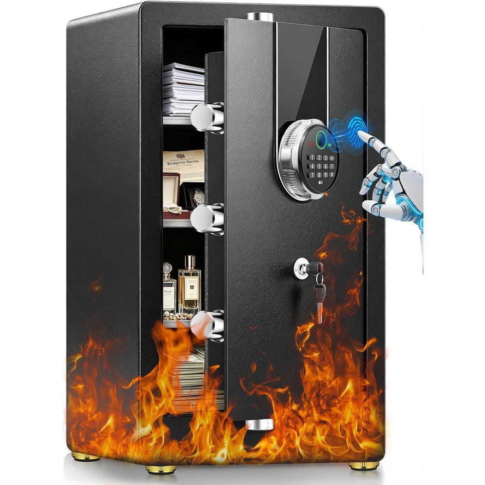Fire Safe Document - ตู้เซฟไบโอเมตริกขนาดใหญ่ พร้อมระบบป้องกัน 35 นาที 1700 °
