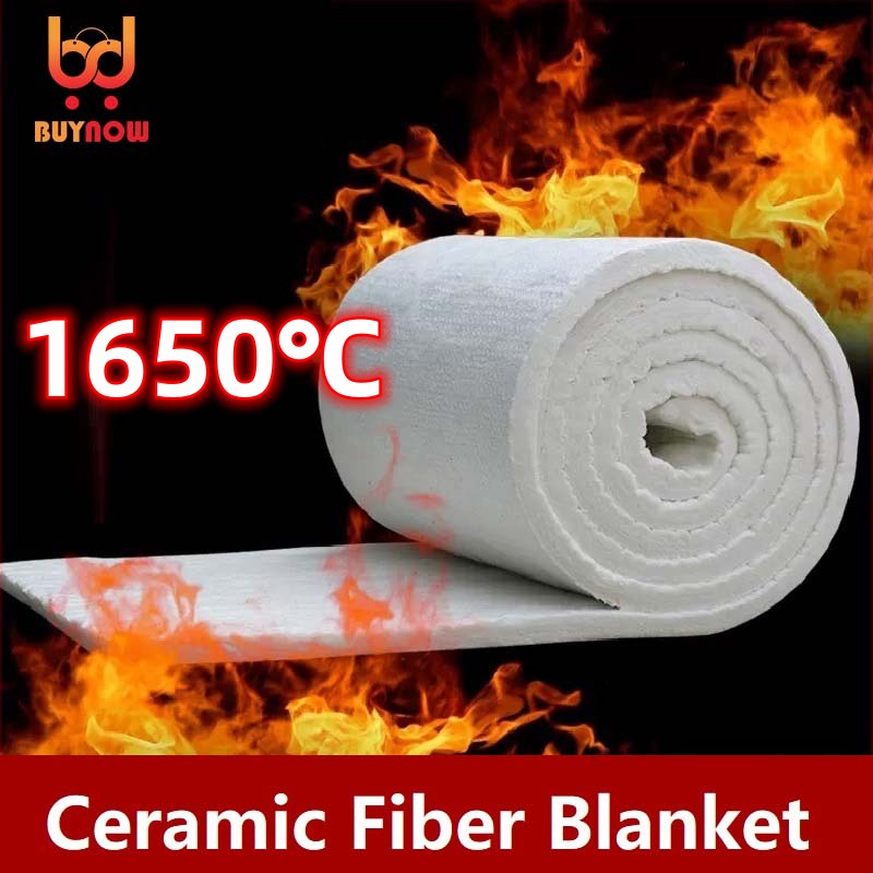 Fire Blanket Kitchen - ใหม่ 1650 ℃ ทนต่ออุณหภูมิสูงเซอร์โคเนียมแบริ่งผ้าห่มใยเซรามิกทนไฟฉนวนกันความร้อนผ้าฝ้าย 10 มม.