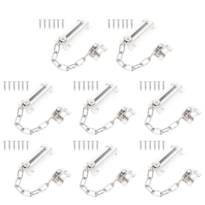 Security Chain Door - ล็อคประตูแบบหนาสะดวกและใช้งานง่ายล็อคโซ่ประตูเพื่อเพิ่มความปลอดภัย