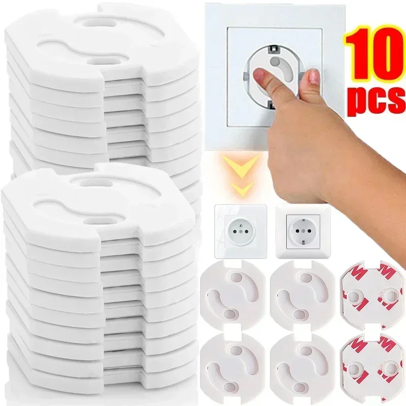 Outlet Cover Baby - 1/10pcs ปลั๊กไฟฟ้าป้องกันเด็กทารก EU Power Socket Safety