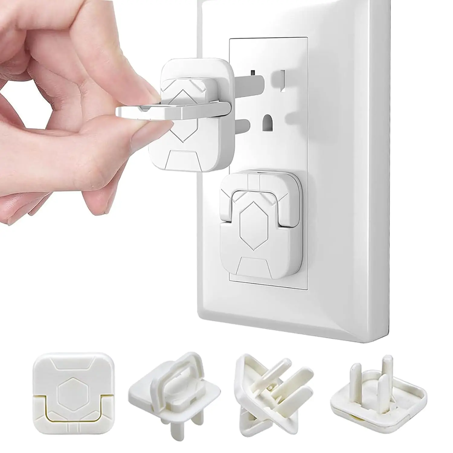 Outlet Cover Baby - ฝาครอบปลั๊กไฟป้องกันเด็ก 1-20 ชิ้น ปลั๊กนิรภัยสำหรับเด็ก ฝาครอบปลั๊กไฟแบบใช้ซ้ำได้ ฝาครอบปลั๊กไฟฟ้าสำหรับป้องกันเด็ก