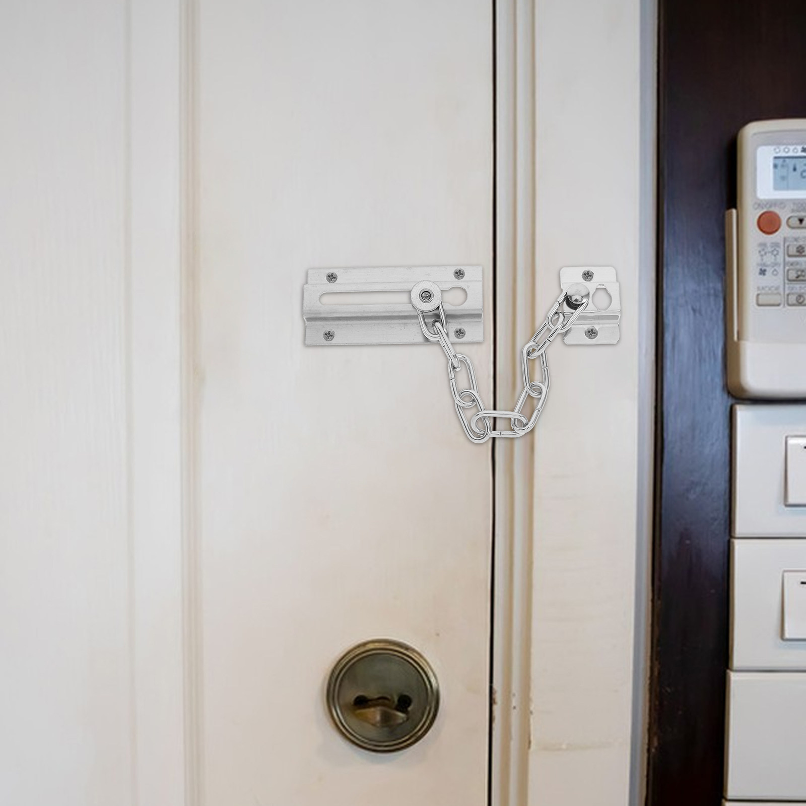 Security Chain Door - โซ่ล็อคประตู สแตนเลส โซ่รักษาความปลอดภัย ตัวล็อคกันขโมย สำหรับประตูภายใน ประตูหน้า