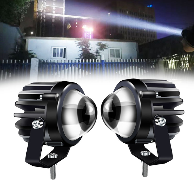Power Outage Light - 12V-80V Universal LED เลเซอร์ Spotlight หมอกเลนส์6000K