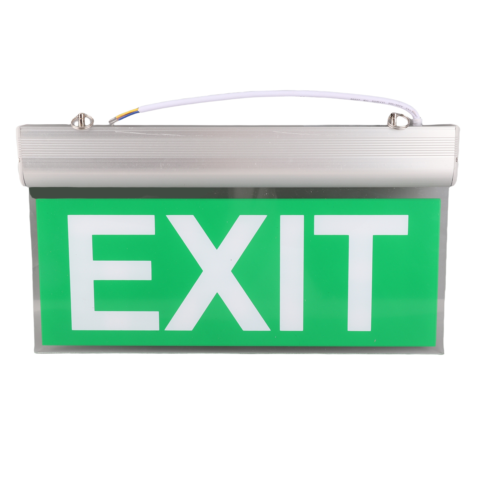 Emergency Exit Sign - ไฟฉุกเฉินอะคริลิค 110-220V 3W 12LED ป้ายทางออกฉุกเฉิน ไฟแสดงสถานะการอพยพเพื่อความปลอดภัย