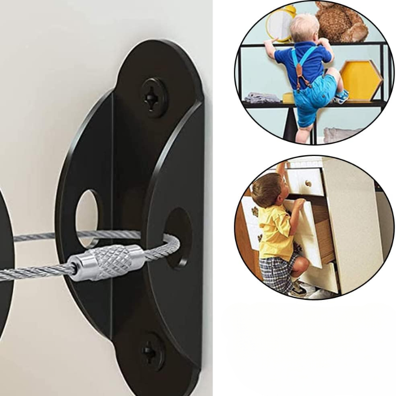 Earthquake Anchor Strap - สายรัดป้องกันแผ่นดินไหวสำหรับเด็กเด็กวัยหัดเดินสายรัดเฟอร์นิเจอร์ป้องกันการตกป้องกันแผ่นดินไหว