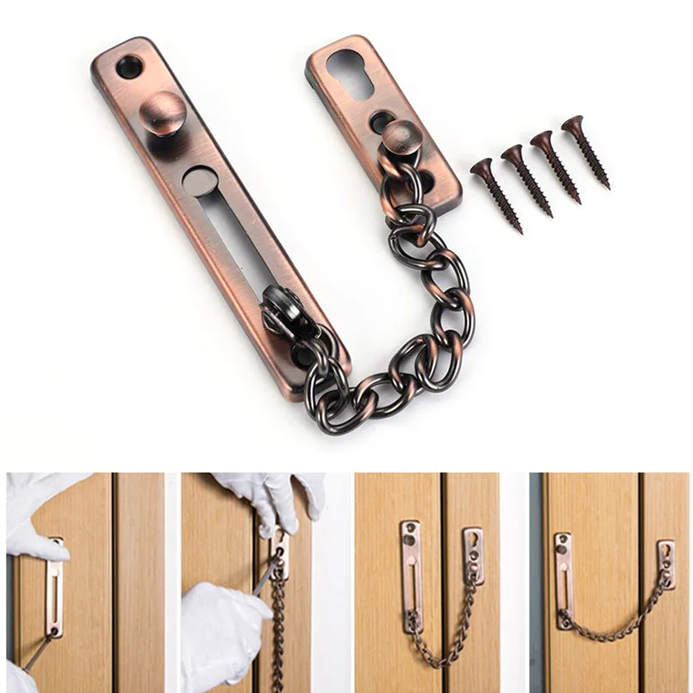 Security Chain Door - โซ่ประตูล็อคประตูล็อค Bolt CHAIN เด็กความปลอดภัย Home LATCH
