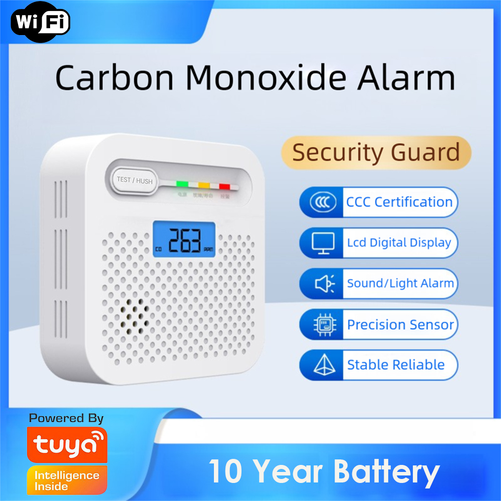 Co Detector Plug - อารัมนี่ ทูย่า สมาร์ท ไวไฟ เครื่องตรวจจับคาร์บอนมอนอกไซด์ หน้าจอ