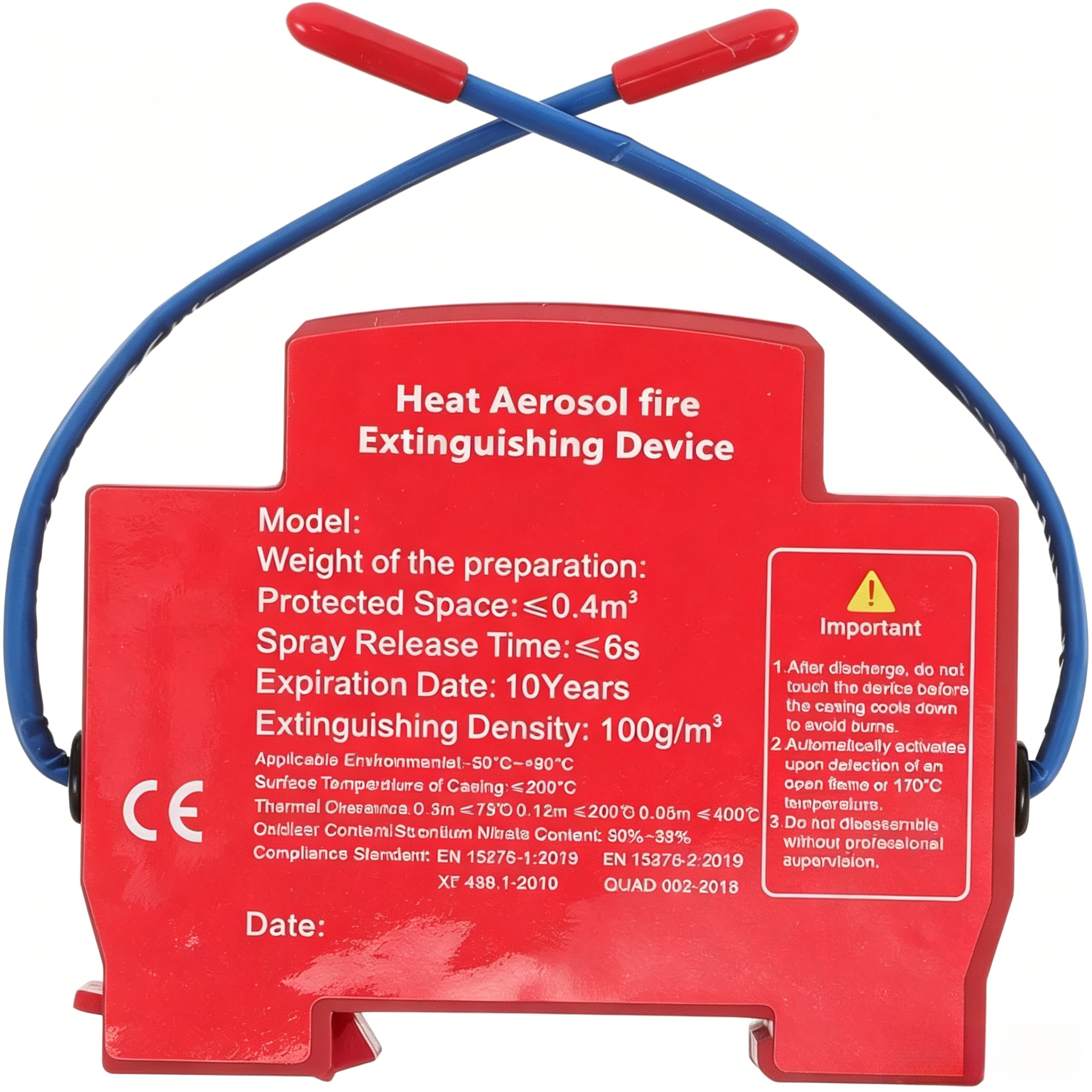 Fire Extinguisher Small - ชุดดับเพลิงแบบละอองความร้อนขนาดเล็ก, อุปกรณ์ดับเพลิงอัตโนมัติสำหรับตู้จ่ายไฟและกล่องจ่ายไฟ