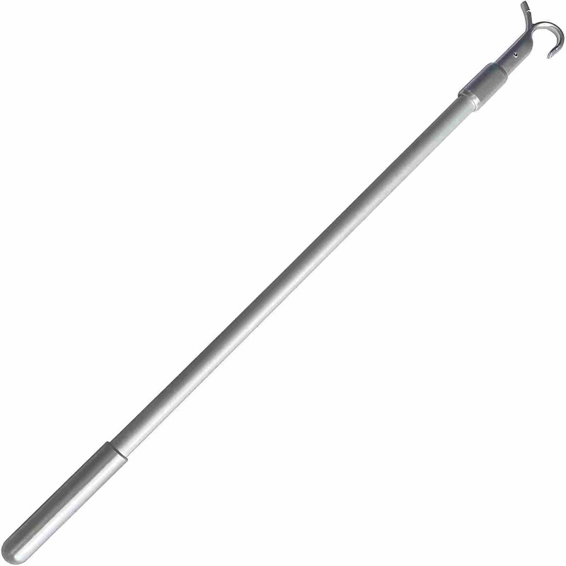 Window Lock Bar - ราวม่านอะลูมิเนียมอัลลอยด์แบบยืดหดได้ หมุนได้ อุปกรณ์เสริมสำหรับม่าน ราวดึงม่าน 30-60 ซม.