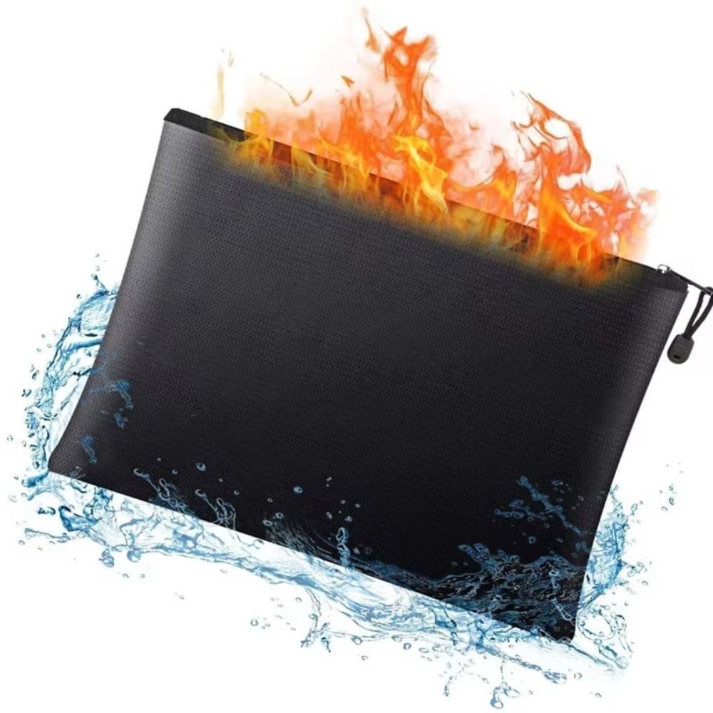 Fire Safe Document - กระเป๋าเอกสารทนไฟทนอุณหภูมิสูงพร้อมซิป 4 ขนาด Fire Safe Storage