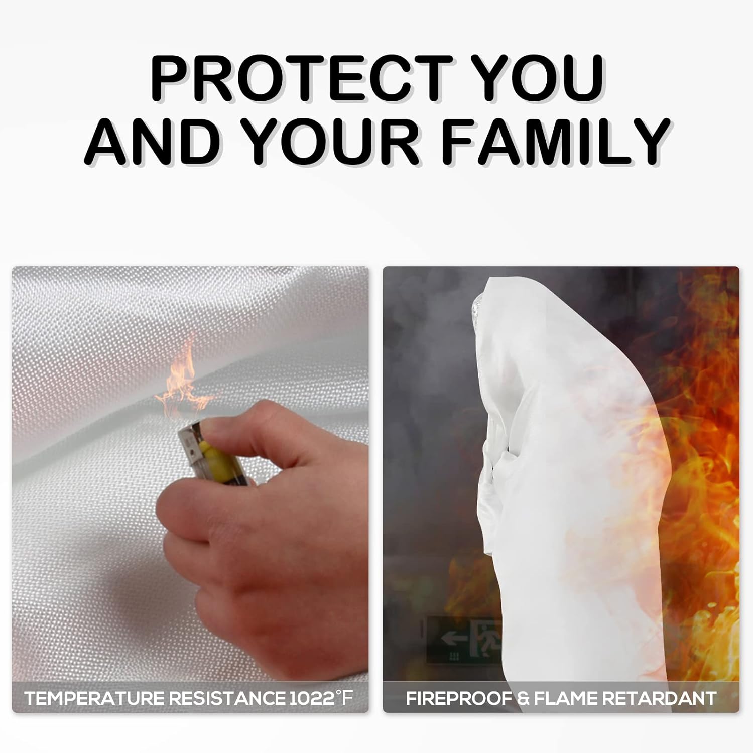 ผ้าห่มกันไฟฉุกเฉินรุ่นใหม่ล่าส - Fire Blanket Kitchen บทวิจารณ์และราคา