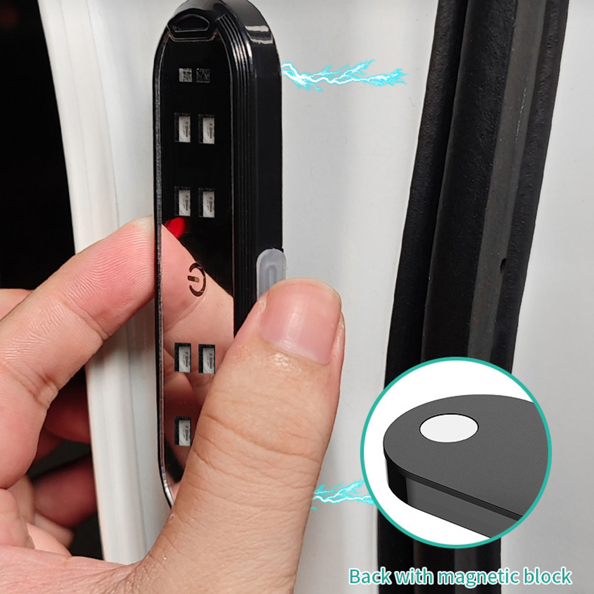 ไฟประตูรถ LED สีสันสดใสกระพริบ - Emergency Exit Sign บทวิจารณ์และราคา