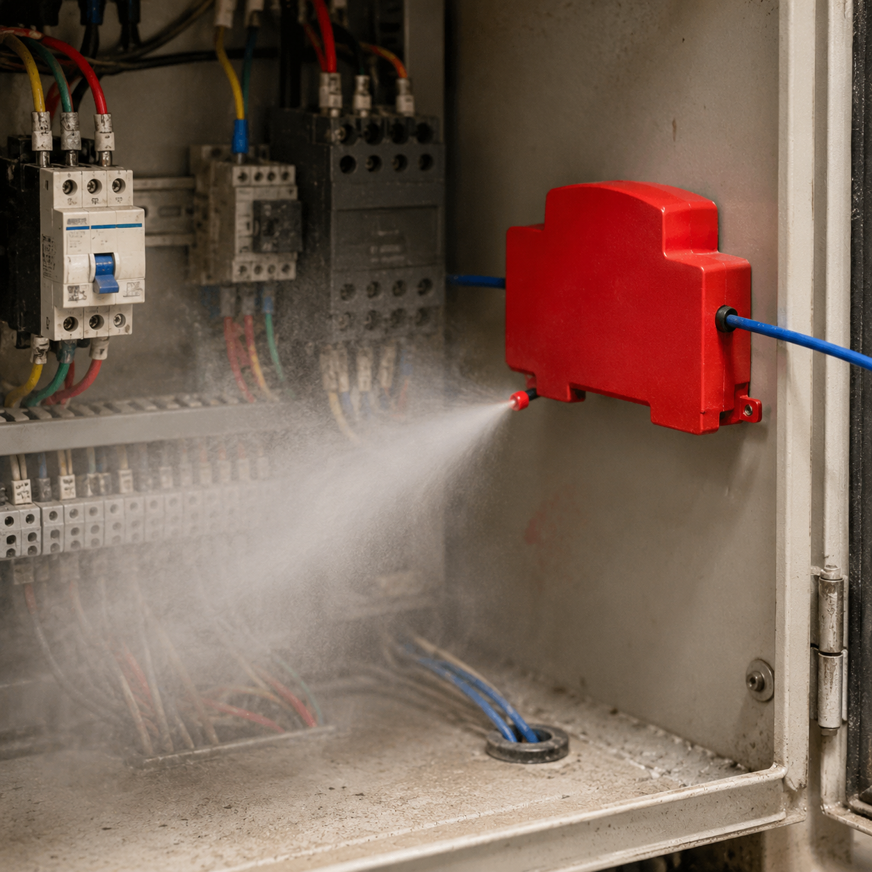 อุปกรณ์หน่วงไฟแบบดีไซน์สองสาย  - Fire Extinguisher Small บทวิจารณ์และราคา