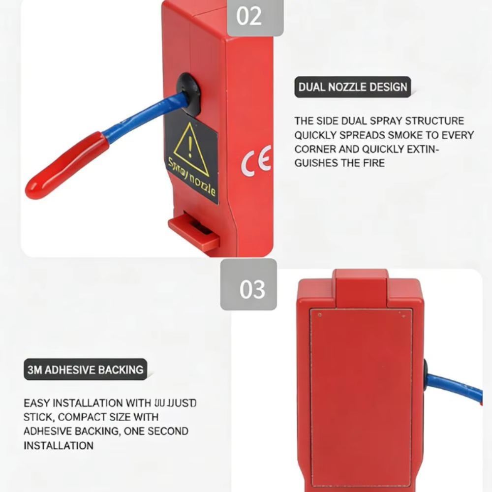 อุปกรณ์หน่วงไฟแบบดีไซน์สองสาย  - Fire Extinguisher Small บทวิจารณ์และราคา