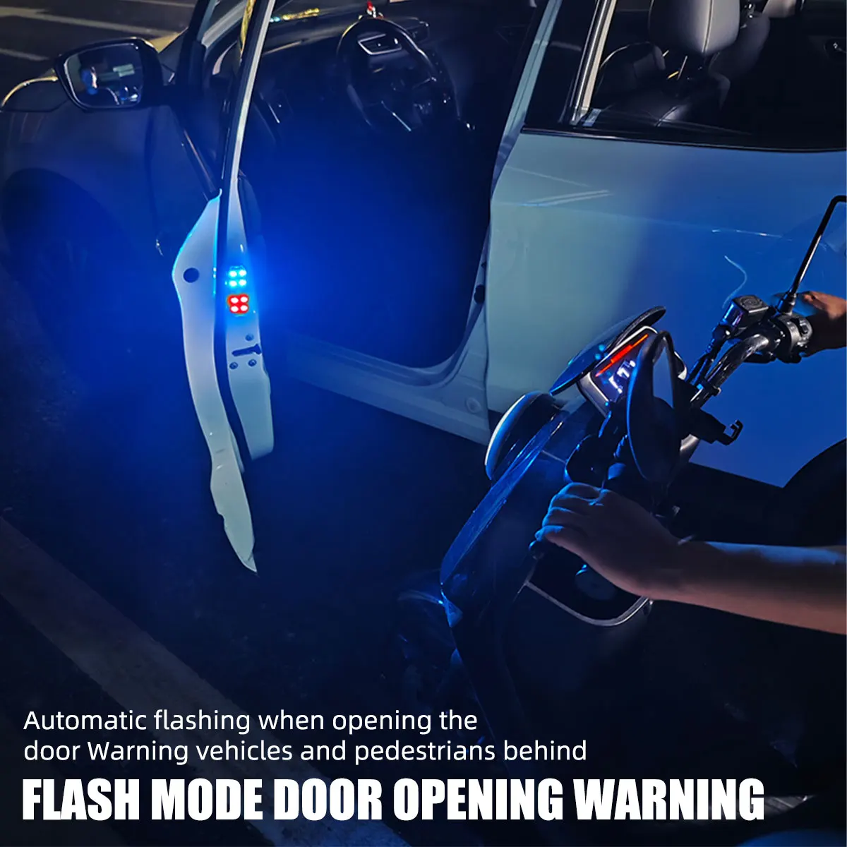 ไฟประตูรถยนต์ LED หลากสี กระพร - Emergency Exit Sign บทวิจารณ์และราคา