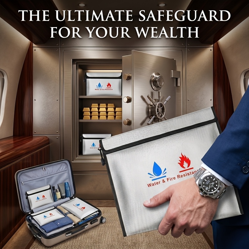 กระเป๋าเก็บของกันไฟ กันน้ำ ทนค - Fire Safe Document บทวิจารณ์และราคา