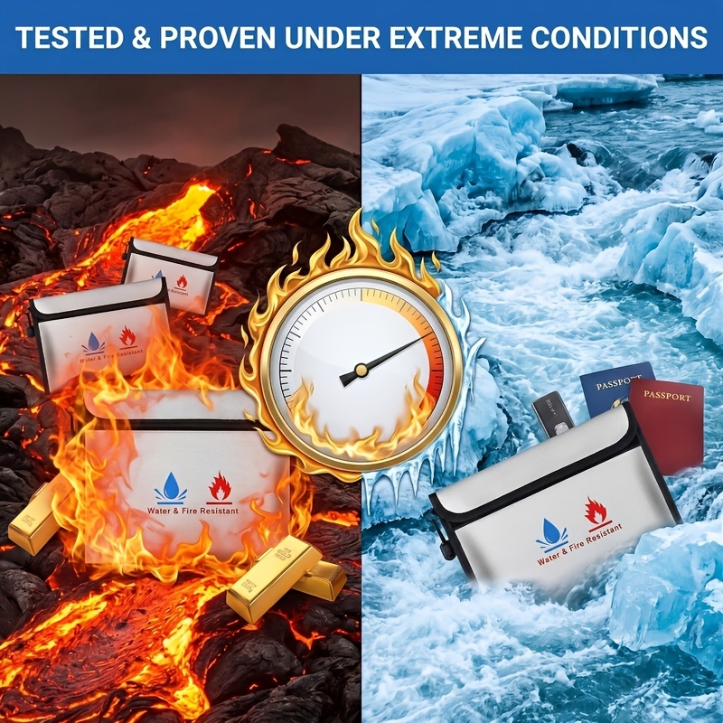 กระเป๋าเก็บของกันไฟ กันน้ำ ทนค - Fire Safe Document บทวิจารณ์และราคา