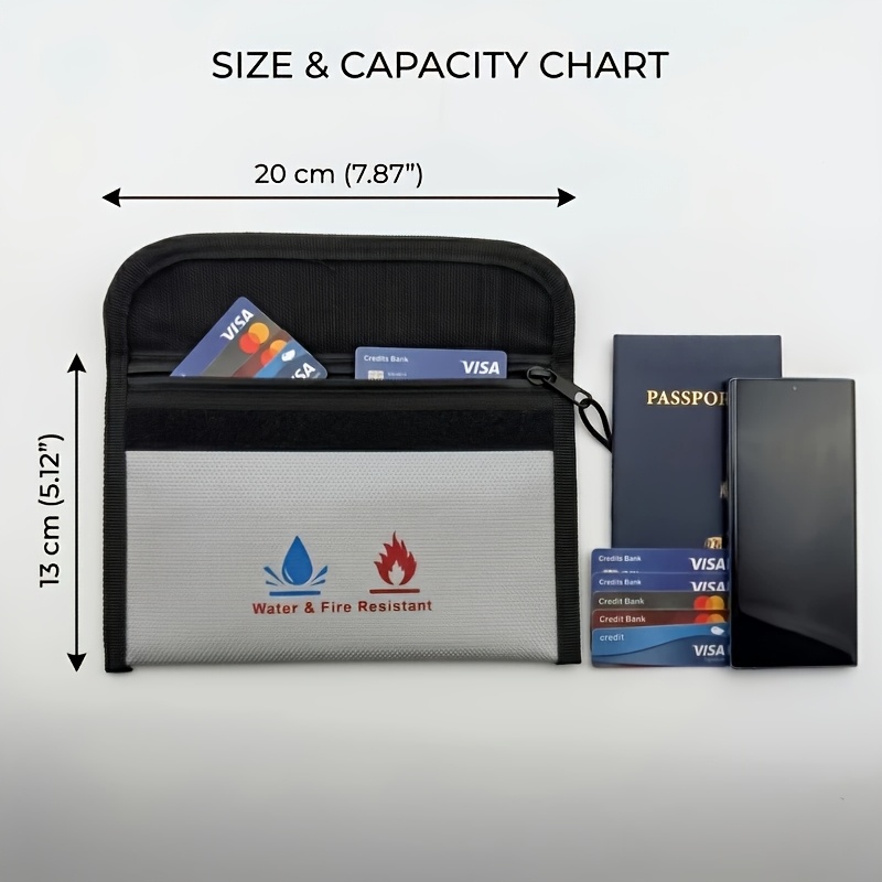 กระเป๋าเก็บของกันไฟ กันน้ำ ทนค - Fire Safe Document บทวิจารณ์และราคา