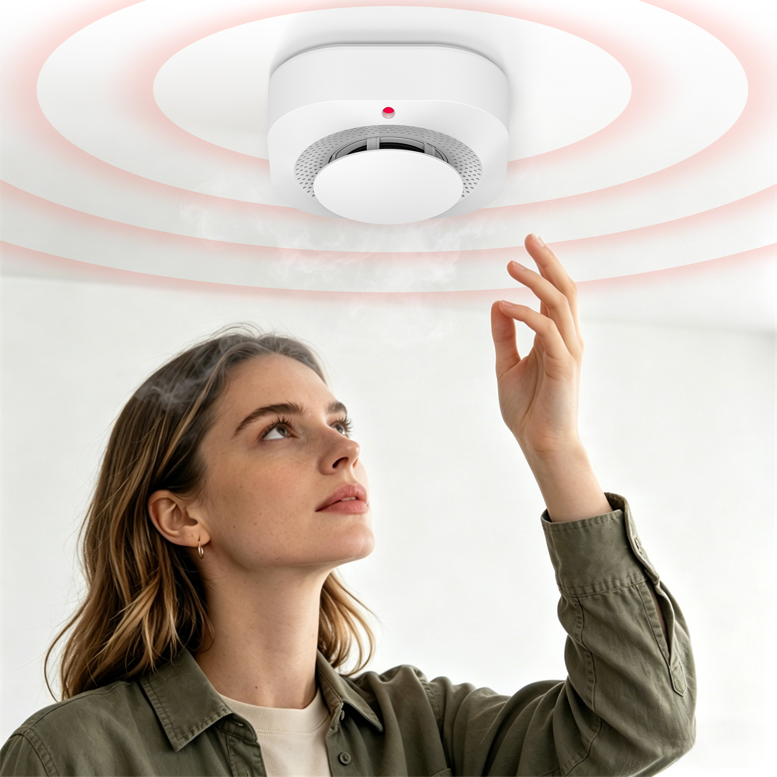 เครื่องตรวจจับควัน Tuya Zigbee - Smoke Detector Interconnected บทวิจารณ์และราคา