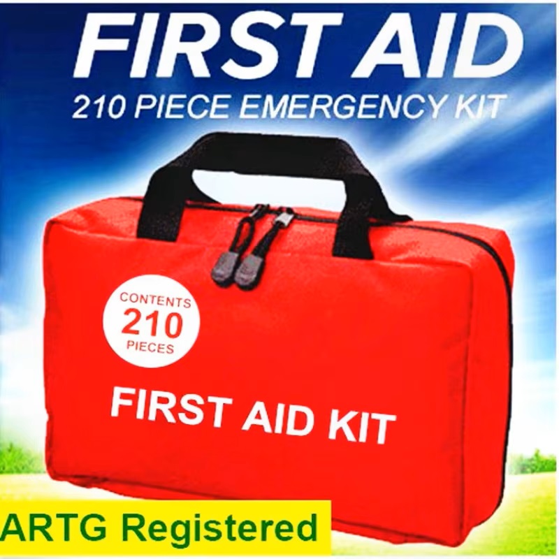 ชุดปฐมพยาบาลพร้อมกระเป๋าขนาดกะ - First Aid Bag Kit บทวิจารณ์และราคา
