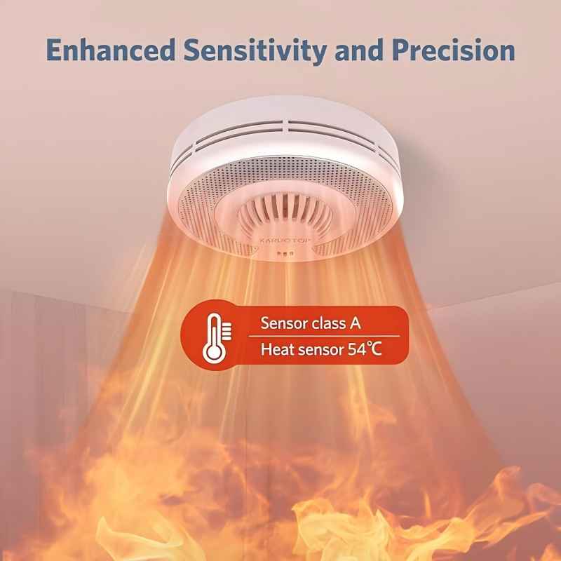 เครื่องตรวจจับควันและความร้อนท - Smoke Detector Interconnected บทวิจารณ์และราคา