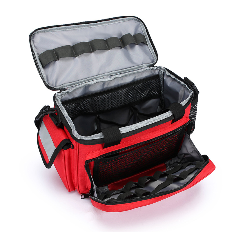 ชุดปฐมพยาบาลกลางแจ้งแบบพกพา กร - First Aid Bag Kit บทวิจารณ์และราคา