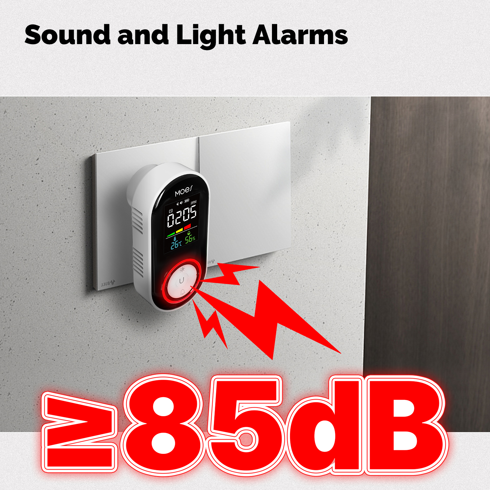 MOES CO เครื่องตรวจจับควันและแ - Co Detector Plug บทวิจารณ์และราคา