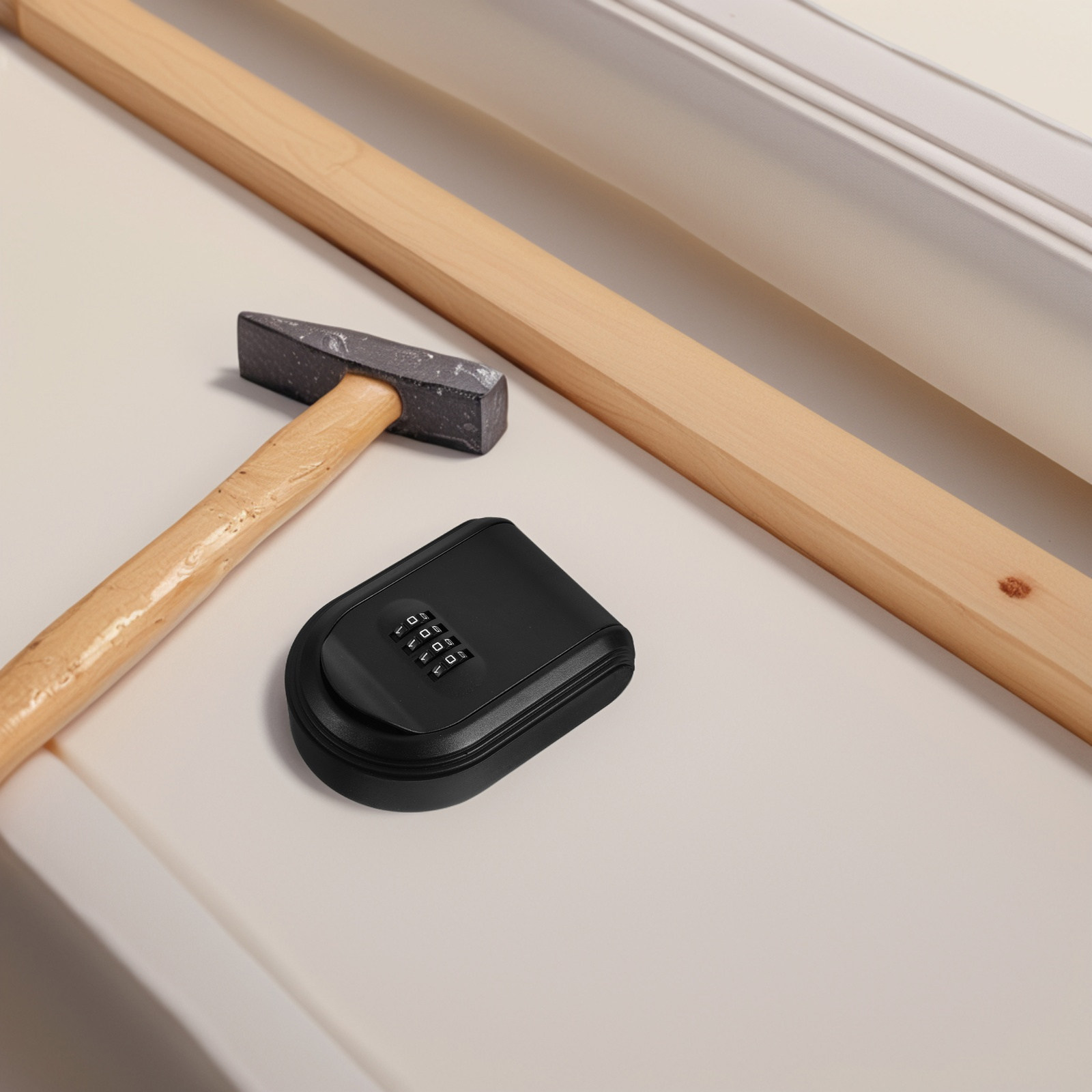 กล่องเก็บกุญแจติดผนัง สีดำ วัส - Lockbox Key Secure บทวิจารณ์และราคา