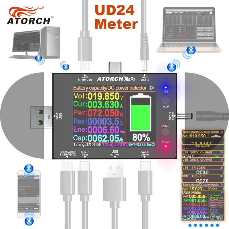 UD24 เครื่องทดสอบ USB ขนาด 2.4 - Co Detector Plug บทวิจารณ์และราคา