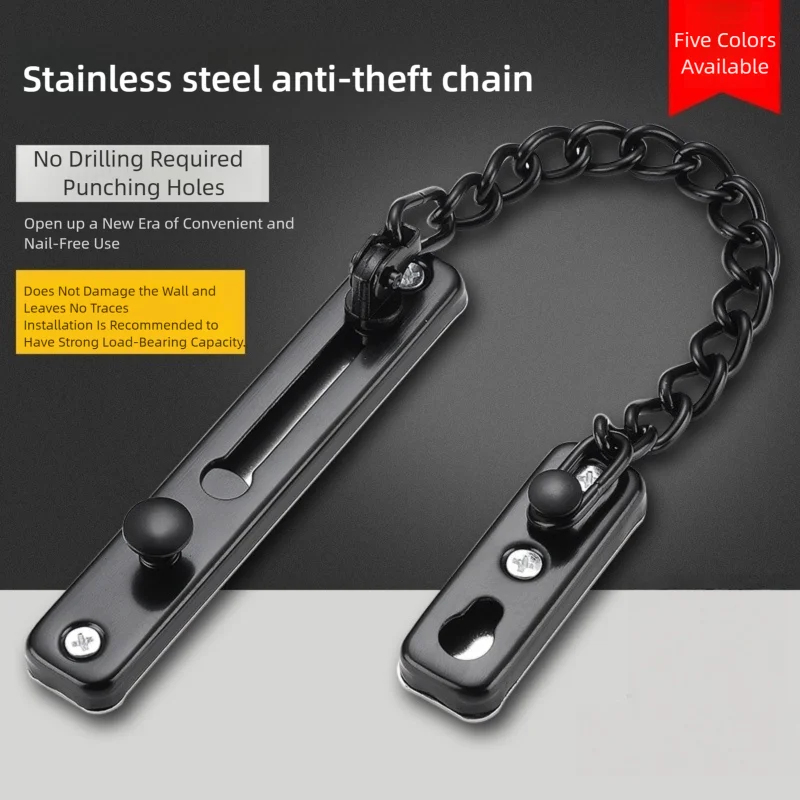 โซ่ล็อคประตู สแตนเลส พร้อมสปริ - Security Chain Door บทวิจารณ์และราคา