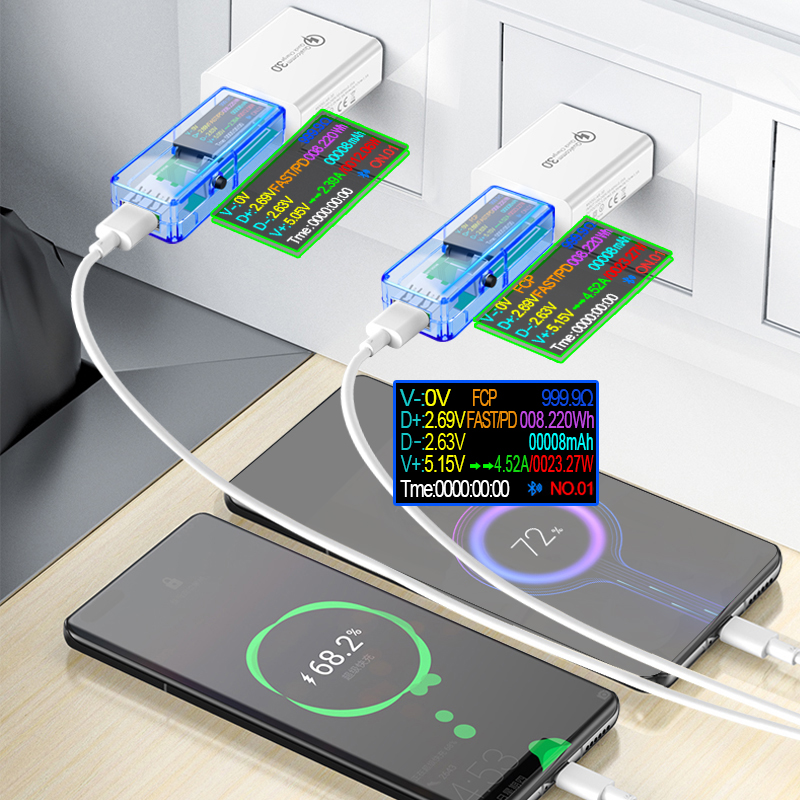 15 IN 1 USB 3.1 เครื่องทดสอบ D - Co Detector Plug บทวิจารณ์และราคา