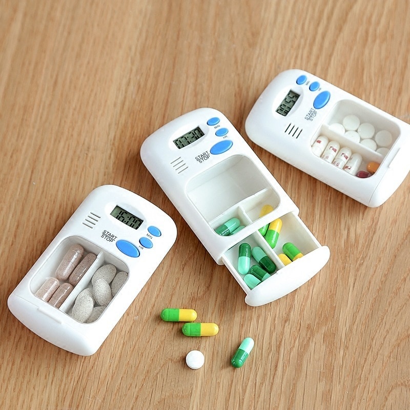 Mini แบบพกพา Pill Reminder ยาน - Medicine Cabinet Lock บทวิจารณ์และราคา