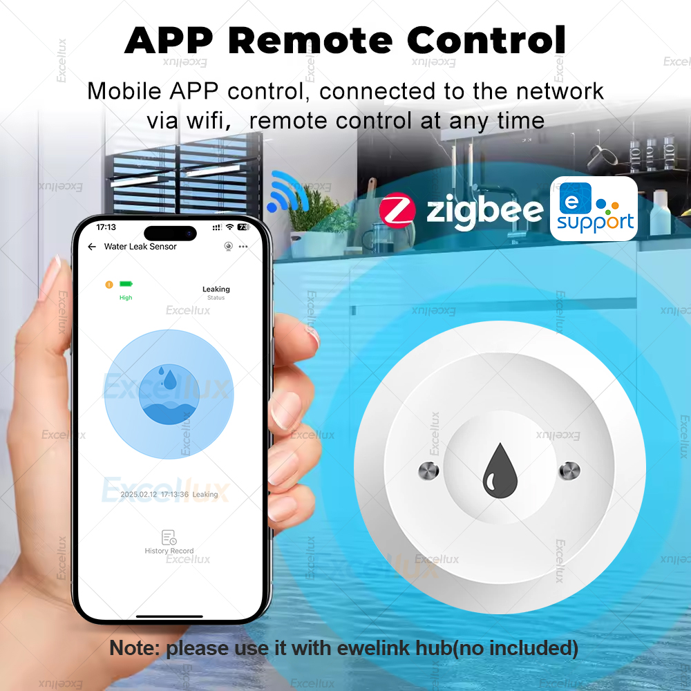 Ewelink Zigbee 3.0 Water Senso - Water Alarm Sensor บทวิจารณ์และราคา