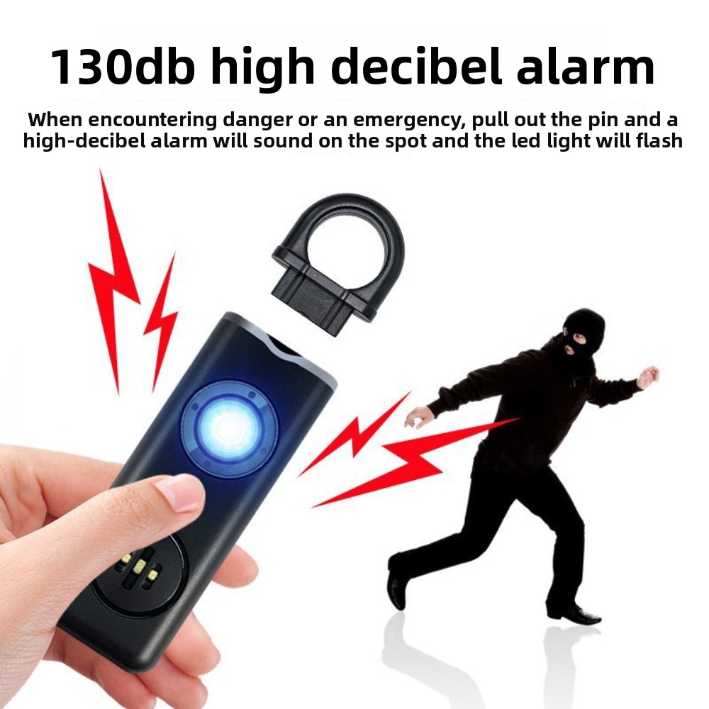 130 เสียงเตือนส่วนบุคคลที่ปลอด - Personal Alarm Keychain บทวิจารณ์และราคา