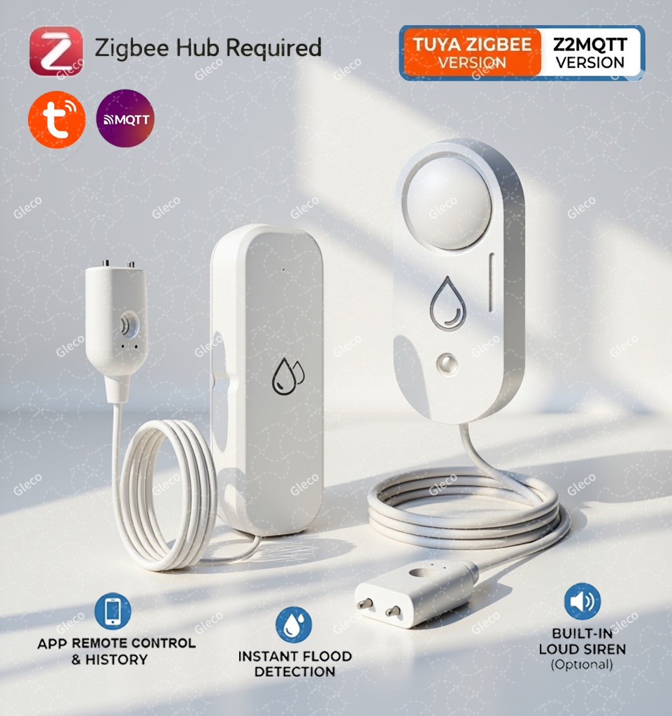 เซ็นเซอร์ตรวจจับน้ำรั่วซึม Zig - Water Alarm Sensor บทวิจารณ์และราคา