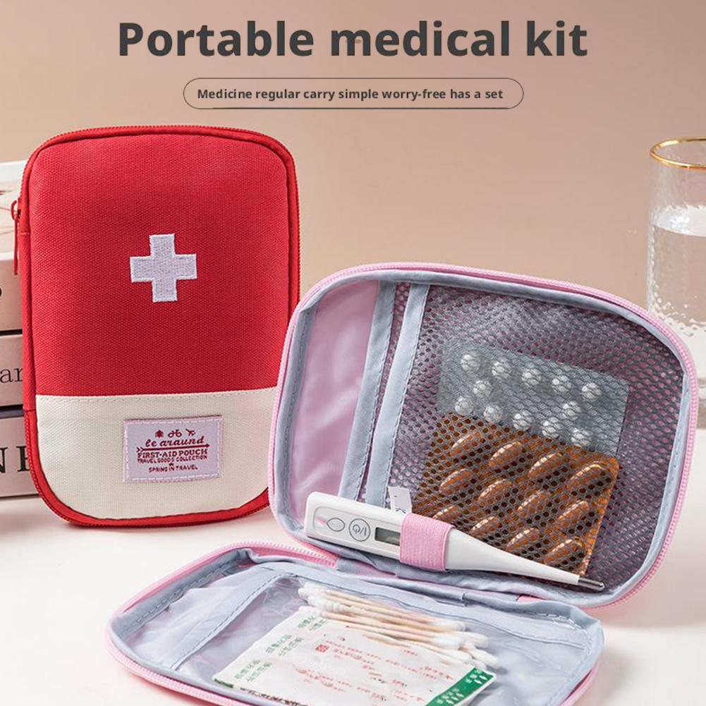 ชุดปฐมพยาบาลแบบพกพาการเดินทางก - First Aid Bag Kit บทวิจารณ์และราคา
