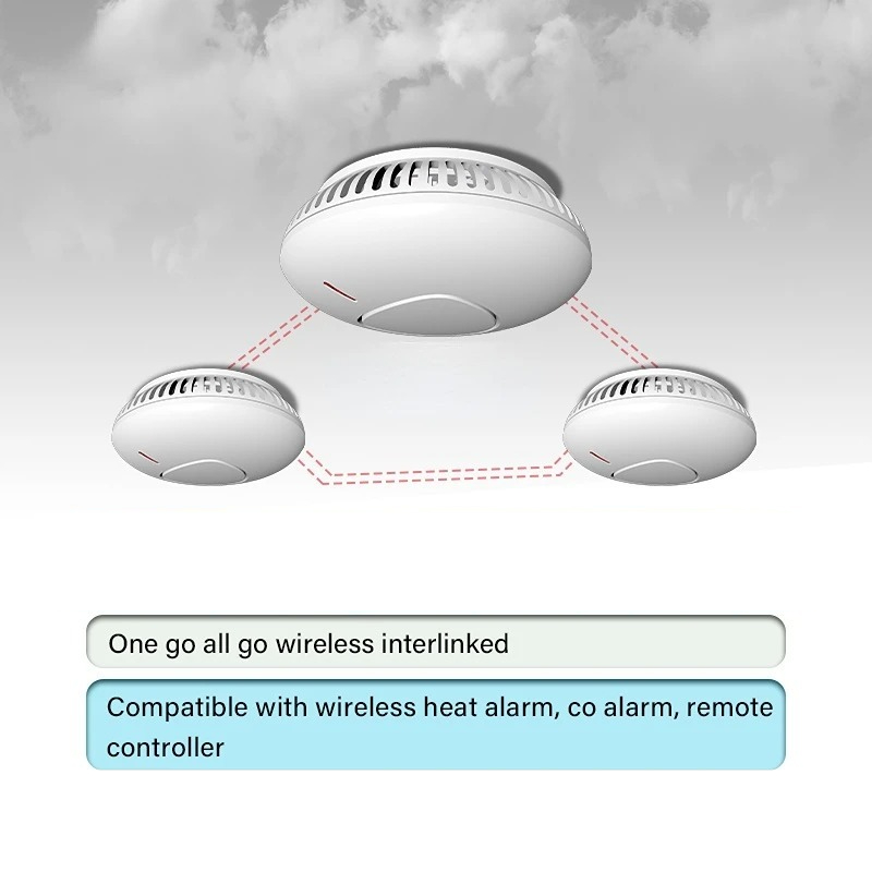 ระบบเตือนภัยความปลอดภัยบ้านอัจ - Smoke Detector Interconnected บทวิจารณ์และราคา