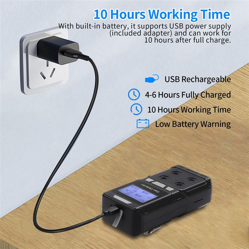 AC88-เครื่องตรวจจับก๊าซ 4 ชนิด - Co Detector Plug บทวิจารณ์และราคา