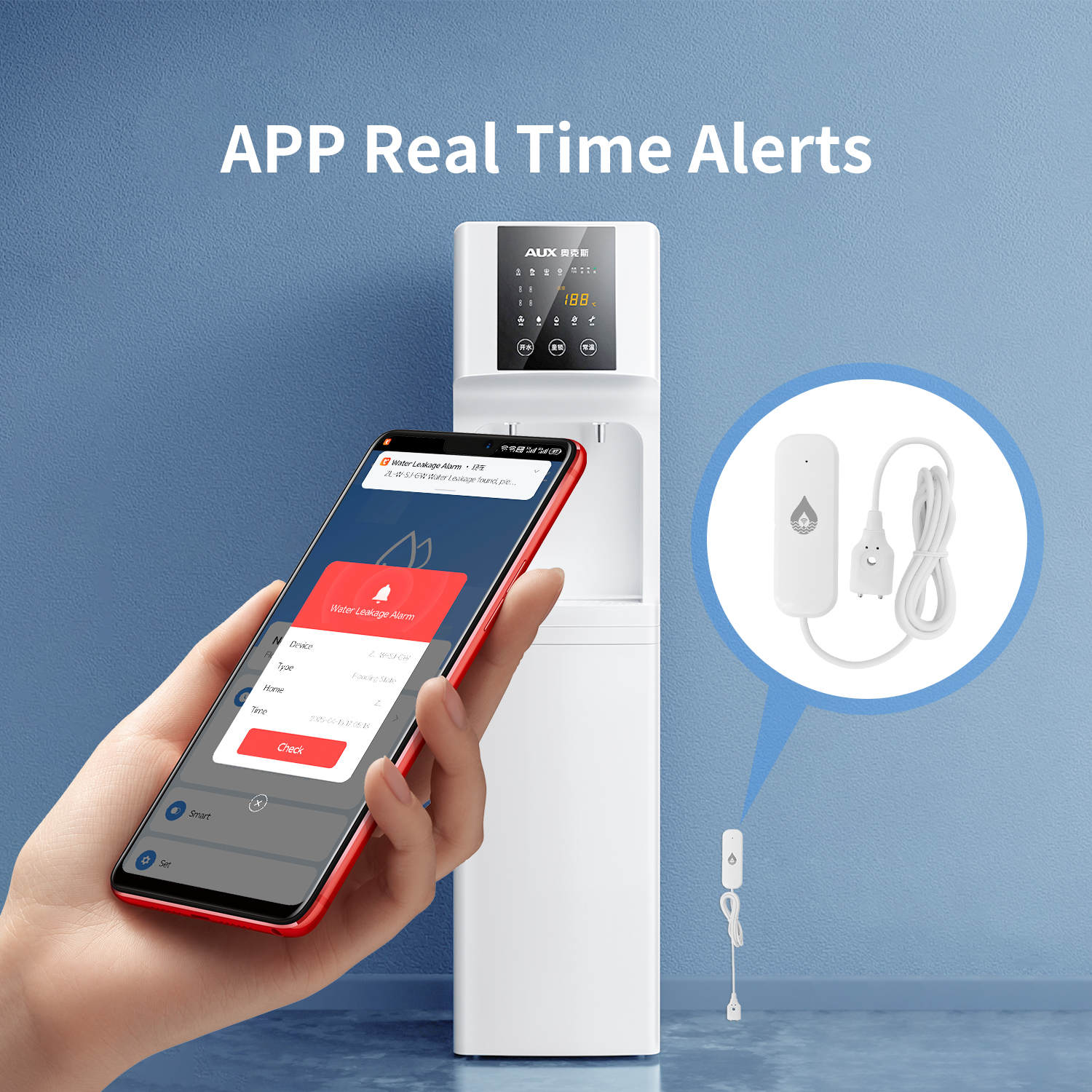 YFK WiFi/Zigbee เซ็นเซอร์แจ้งเ - Water Alarm Sensor บทวิจารณ์และราคา