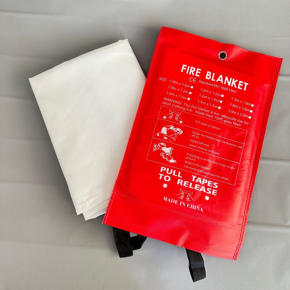 ผ้าห่มกันไฟฉุกเฉิน ผ้าไฟเบอร์ก - Fire Blanket Kitchen บทวิจารณ์และราคา
