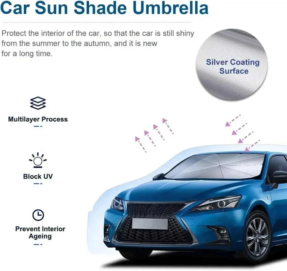 ร่มบังแดดกระจกรถยนต์แบบพับได้  - Window Lock Bar บทวิจารณ์และราคา
