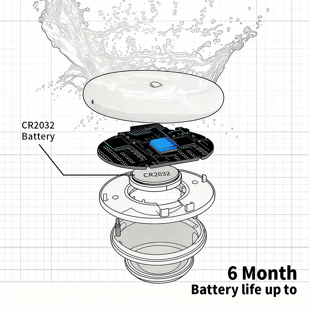 เซ็นเซอร์ตรวจจับการรั่วไหล Zig - Water Alarm Sensor บทวิจารณ์และราคา