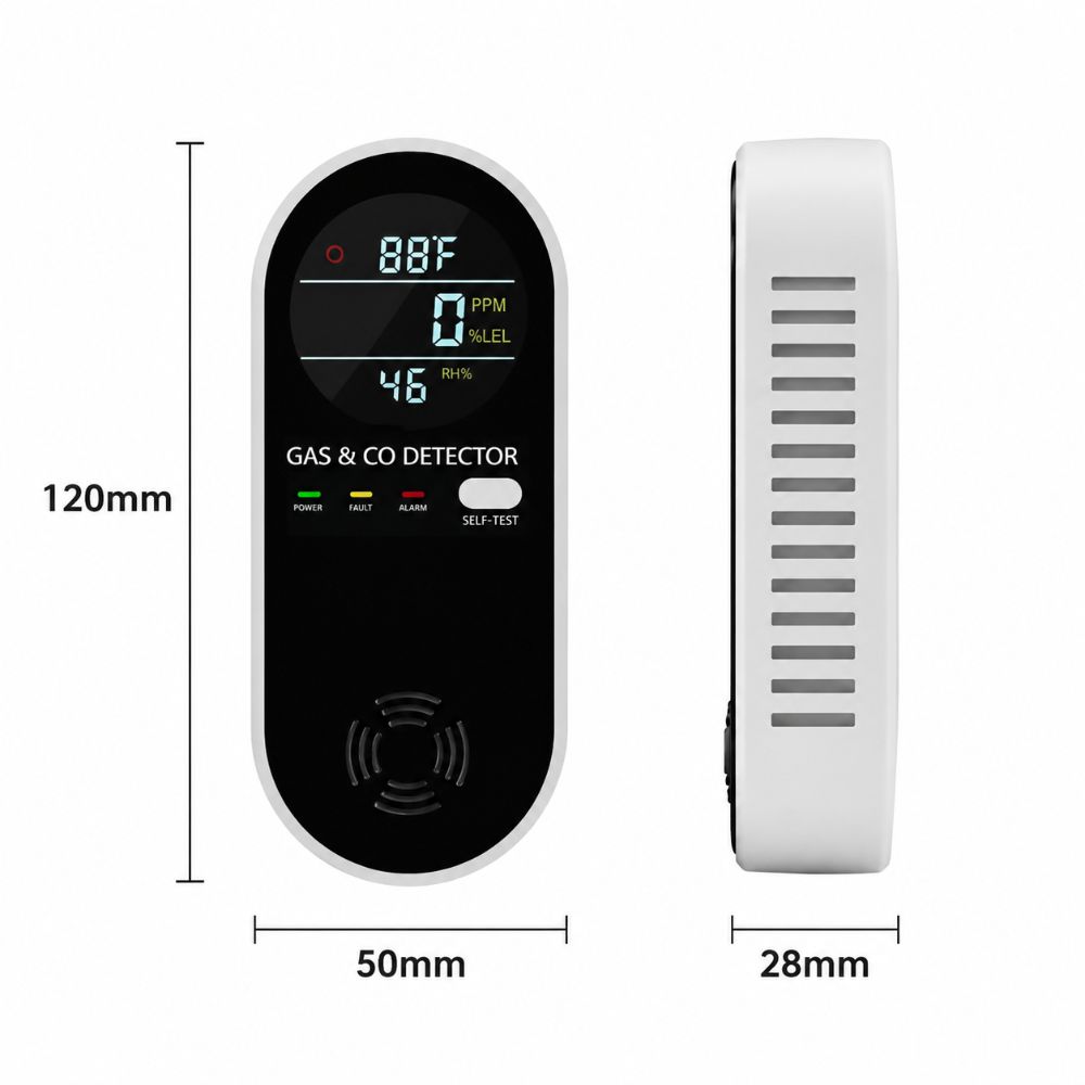เครื่องตรวจจับก๊าซคาร์บอนมอนอก - Co Detector Plug บทวิจารณ์และราคา